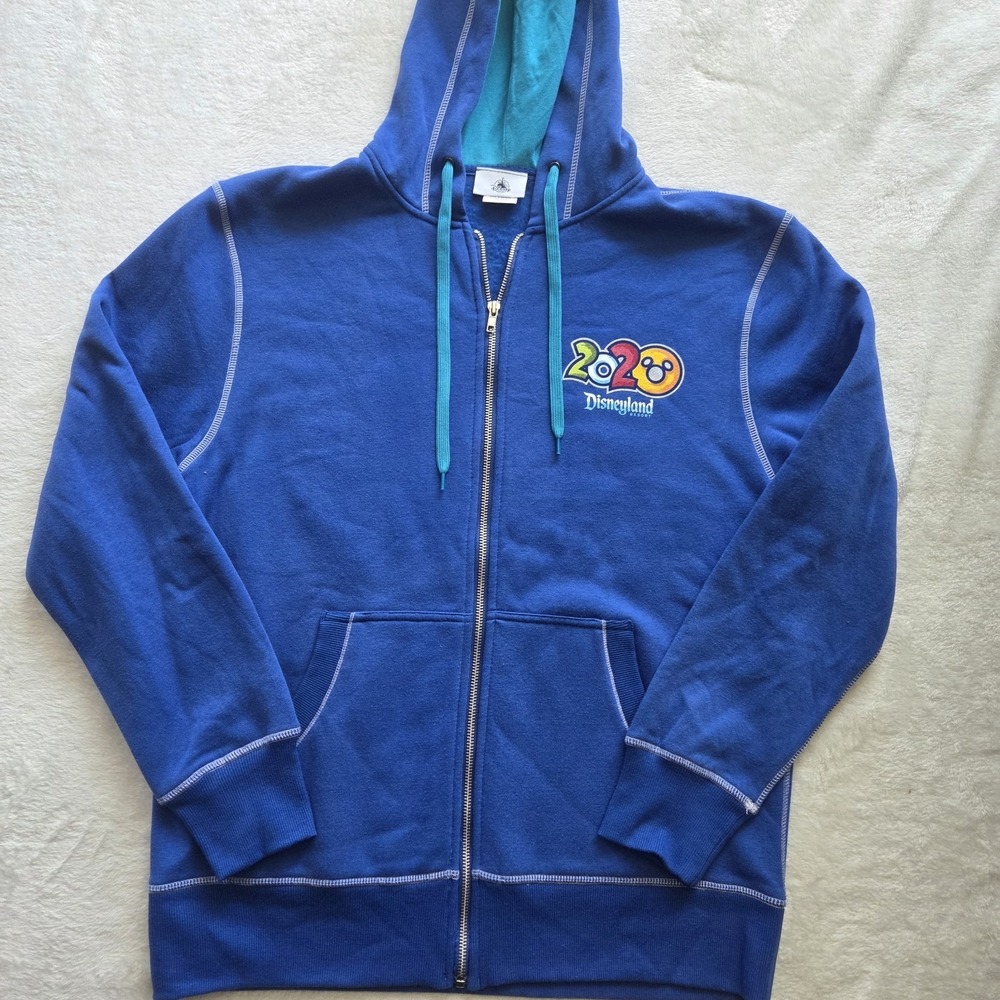 Disneyland Disney Parks Medium Zip-Up Sweatshirt Jacket Hoodie Mickey 2020